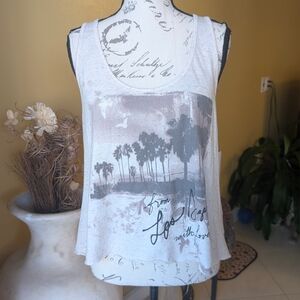 STRANDED Tank Top "From Los Angeles with Love" Size Large